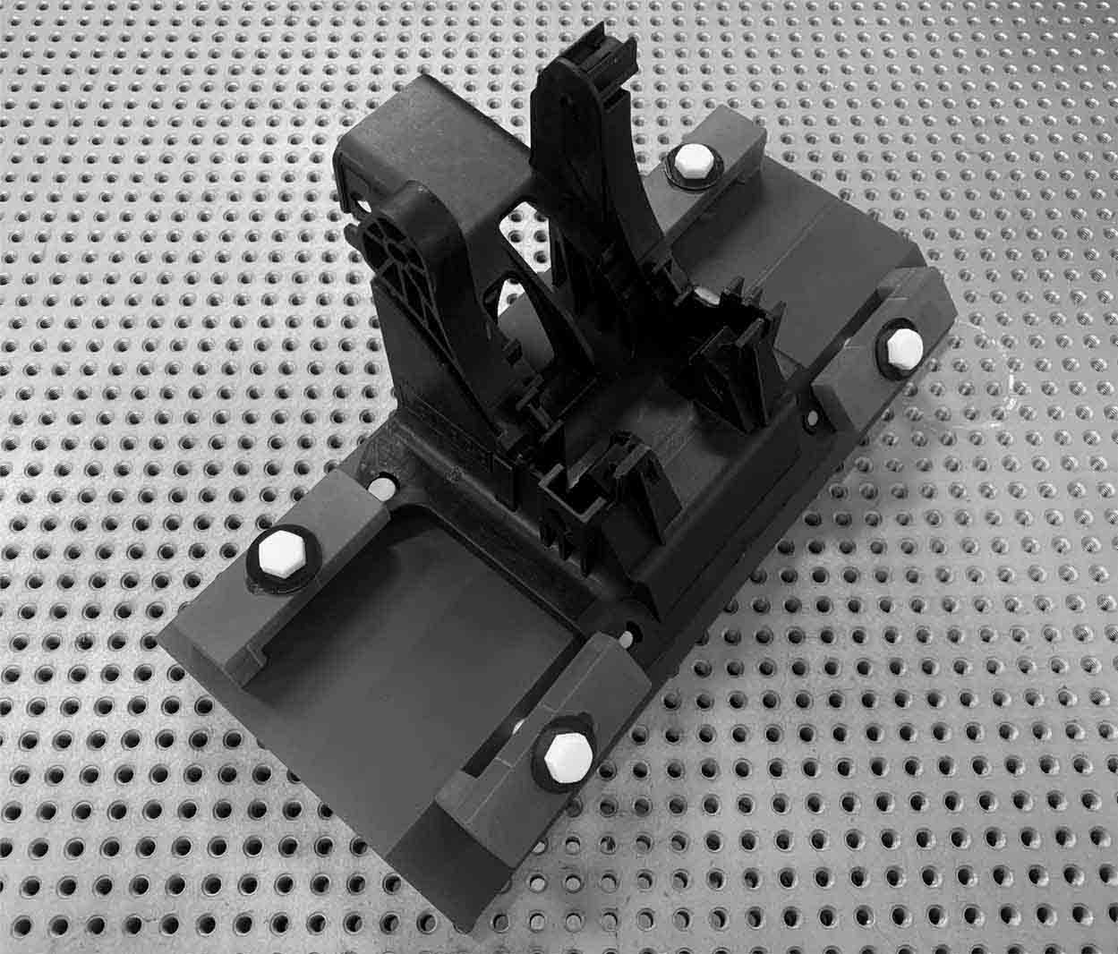 low density fixture for industrial x-ray & ct computed tomography